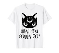Camisa gótica de ropa divertida | Bunny Gothcore Cat Goth Camiseta
