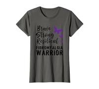 Camisa guerrera de la enfermedad crónica de la conciencia de la fibromialgia para mujer Camiseta