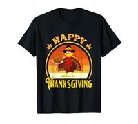 Camisa Happy Thanksgiving 2025 para Hombres y Mujeres, Happy Turkey Day Camiseta