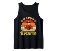 Camisa Happy Thanksgiving 2025 para Hombres y Mujeres, Happy Turkey Day Camiseta sin Mangas