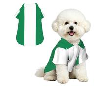 Camisa hawaiana de verano para perro, bonita ropa tropical para mascotas para perros pequeños, gatos, traje de playa ligero con bandera de Nigeria