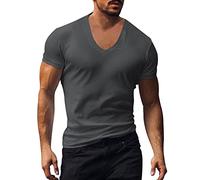 Camisa Hawaiana Hombre, Camisas Hombre Casual,de Algodón Manga Corta con Solapa Diseño Casual Sólido y Moderno para Vestir Diario