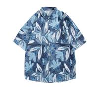 Camisa Hawaiana Hombre,Mis Pedidos Camisas Hawaiana de Manga Corta con Impresiones de Plantas Coloridas para Hombres Camisa Casual Vintage de Verano Tropical para Playa Camisas Hombre Manga Corta