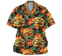 Camisa Hawaiana Hombre Verano, Camisa Hombre Casual, Camisas Casuales Estampadas para para Uso Diario Actividades Al Aire Libre Y Salidas A La Playa CóModas Y Elegantes para El Verano