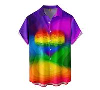 Camisa hawaiana para hombre, flamenco, manga corta, informal, verano, playa, sin planchado, sin botones, manga corta, sin arrugas, camiseta de vacaciones, camisa ligera de verano para hombre