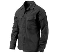 Camisa Helikon Raid Hombre Uniforme Militar Ejército Combate Negro