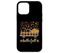 Camisa Hello Fall Divertida para Halloween, diseño de Calabaza y búfalo a Cuadros Carcasa para iPhone 12 Mini