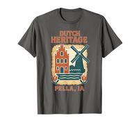 Camisa Holandesa Heritage Pella Iowa Windmill Vintage Lace Art Camiseta