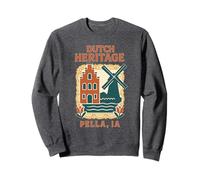 Camisa Holandesa Heritage Pella Iowa Windmill Vintage Lace Art Sudadera