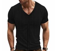 Camisa Hombre Algodon Camisetas Hombre Basica Chaqueta Punto Cárdigan Abotonada Color Liso Europeo con Nudo Informal Holgada Cómoda Comercio Exterior Negocios Cuello True Classic T-Shirt Running
