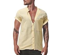 Camisa Hombre Camisa Verano Hombre Remeras De Camisas Festivaleras Unisex Manga Larga Sepiia Hawaianas Corta Tallas Grandes Lino Guayaberas Cubanas Ropa Primavera Rosa Conjunto Casual Trabajo Homem
