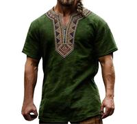 Camisa Hombre Deporte Camiseta Hombre Manga Corta Gráfica Medieval con Diseño Estampado Mitología Nórdica Informal Camisa Franela Entrenamiento