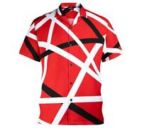 Camisa Hombre Hawaiana Verano Chemises décontractées d'extérieur pour Hommes, Coupe Ample Avec Motif imprimé pour l'été, parfaites pour Les Shorts, faciles d'entretien, Lavables en Machine, Tissu con
