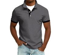 Camisa Hombre Manga Corta, Casual Deportes Playa Tecnica Lino Leñador Fashion Tallas Grandes Deporte Transpirables Entrenamiento Técnica Poliester Deportivo Camisetas Tecnicas Hombre,M