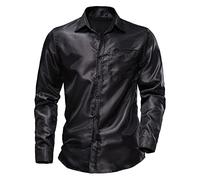 Camisa Hombre Manga Larga Camisas Hombre Manga Amarilla Americana Lentejuelas sobre Hombres Pirata Azul Marino Medieval Camiseta Dorada Negra Blanca Camisolas Homem Conjunto Vestir Seda Ballenas