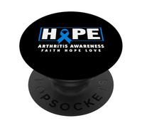 Camisa Hope Arthritis - Blue Ribbon Arthritis Awareness PopSockets PopGrip Adhesivo