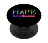 Camisa Hope Rare Disease Awareness - Día de Las Enfermedades Raras 2026 PopSockets PopGrip Adhesivo
