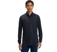 BOSS Camisa Myjersey M ajustada para hombre en jersey de algodón, Azul oscuro404, L