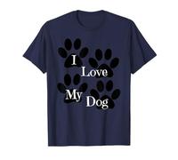 Camisa I Love My Dog Dueño de perro Camiseta