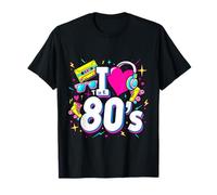 Camisa I Love The 80s para hombre y mujer, traje de fiesta vintage de los años 80 Camiseta