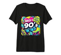 Camisa I Love The 90s para Hombre y Mujer, Disfraz de Fiesta Vintage de los años 90 Camiseta Premium