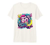Camisa I Love The 90s para Hombre y Mujer, Disfraz de Fiesta Vintage de los años 90 Camiseta Premium