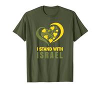 Camisa I Stand With Israel Bandera Israelí Camisas Israel Israel Camiseta