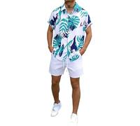 Camisa informal de verano manga corta con pantalones cómodos, atuendo ligero para negocios y ocio. Conjunto Verano Hombre Camisetas Ropa Deportiva Gimnasio