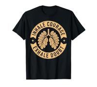 Camisa inspiradora de Yoga Inhale Courage Exhale Doubt Camiseta