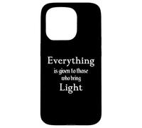 Camisa inspiradora Everything Is Given Carcasa para iPhone 15 Pro