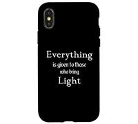 Camisa inspiradora Everything Is Given Carcasa para iPhone X/XS