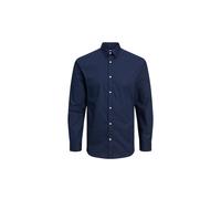 Camisa Jack&Jones de Hombre En Mezcla de Algodón, Color Azul Modelo: 12238173Na