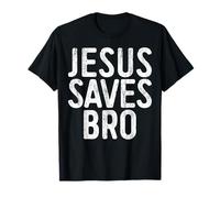 Camisa Jesus Saves Bro para hombres, mujeres, niños, religión cristiana Camiseta