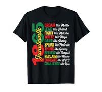 Camisa Juneteenth Dream Like Leaders Black History Mujeres Hombres Camiseta