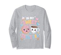 Camisa Kawaii Donut Coffee In My Sweet Treat Era Manga Larga