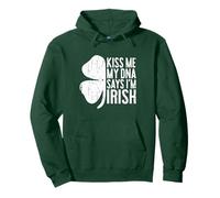 Camisa Kiss Me My DNA Says I'm Irish, Divertida para el Día de San Patricio Sudadera con Capucha