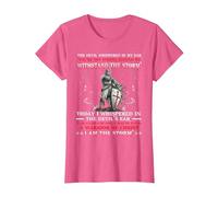 Camisa Knight Templar I Am A Child of God A Warrior of Christ Camiseta, Mujer, Rosa Jaspeado, S