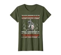 Camisa Knight Templar I Am A Child of God A Warrior of Christ Camiseta, Mujer, Verde Oliva, 3XL