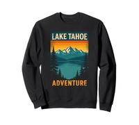 Camisa Lake Tahoe Escape, estilo retro, cabina de esquí de invierno en Sierra Nevada Sudadera