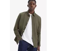 Levi's Camisa de hombre de manga larga fit slim. Verde oscuro S