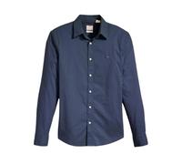 Levi's Long-Sleeve Battery Housemark Slim Camisa, Naval Academy, L Hombre