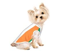 Camisa ligera con estampado de bandera irlandesa para perro, camisetas transpirables para verano, ropa elástica sin mangas para mascotas