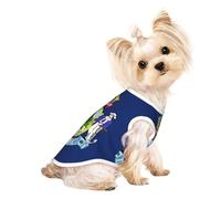 Camisa ligera con estampado de la bandera del estado de Maine, camiseta de verano transpirable para perro, ropa elástica sin mangas para mascotas