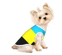 Camisa ligera con estampado de la bandera del Sultanato de Buronga, para perro, camiseta fresca y transpirable para perro, ropa elástica sin mangas para mascotas