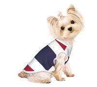 Camisa ligera para perro con estampado de bandera de Tailandia, camiseta de verano fresca y transpirable para perro, ropa elástica sin mangas para mascotas