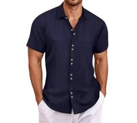 Camisa Lino Hombre Camisa Hombre Camiseta Lino Blanca Chaquetas Americanas Traje De Verano Camisas Cuello Mao Camisetas Blancas Americana Casual Ropa Morada Oversize Festival Verde Ligero Azul XXXXXL