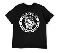 Camisa Long Island Rock Legends EST.1979 Retro Graphic Tee para fans del Rockabilly, Estilo negro, 4XL