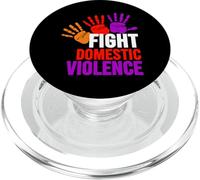 Camisa Lucha contra la Violencia Doméstica - Conciencia de la Violencia Doméstica PopSockets PopGrip para MagSafe