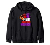 Camisa Lucha contra la Violencia Doméstica - Conciencia de la Violencia Doméstica Sudadera con Capucha