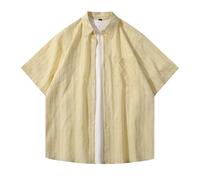 Camisa Manga Corta Hombre Camisas Lino Hombre Pack Camisetas Blanca Camiseta Bowling Shirt Blancas Ropa Ibicenca Verano 3XL Guayaberas Conjunto Medieval Boda Cubana 5XL Rosa De Seda Hawaiana Morada